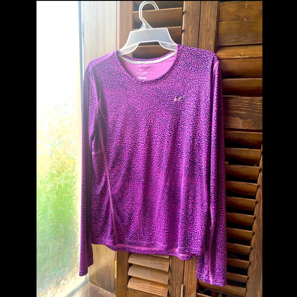 Large Nike Dri-Fit long sleeve workout top
